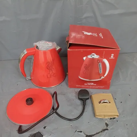 BOXED L.F.C. RED JUG KETTLE 