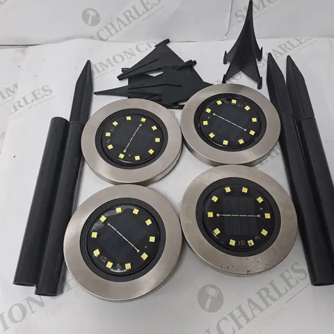 GARDEN LIGHT SOLAR POWERED X4