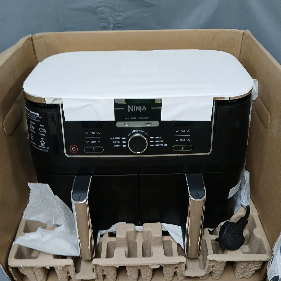 BOXED NINJA FOODI MAX DUAL ZONE 9.5L AIR FRYER 