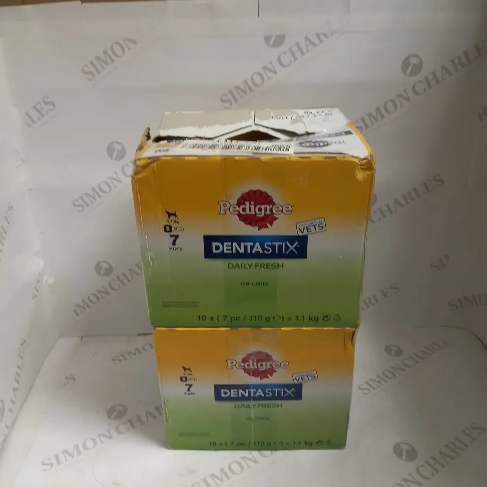 PEDIGREE DENTASTIX DAILY FRESH 2X BOXES 