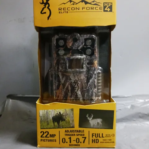 BOXED BROWNING TRAIL CAMERAS RECON FORCE ELITE HP4 TRAIL CAMERA