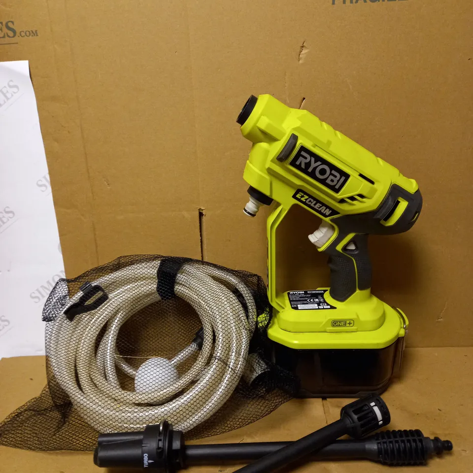 RYOBI 18V ONE+ CORDLESS 18V POWER WASHER