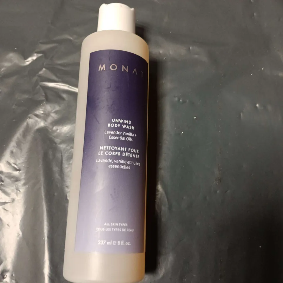 MONAT UNWIND BODY WASH – LAVENDER VANILLA, 237 ML