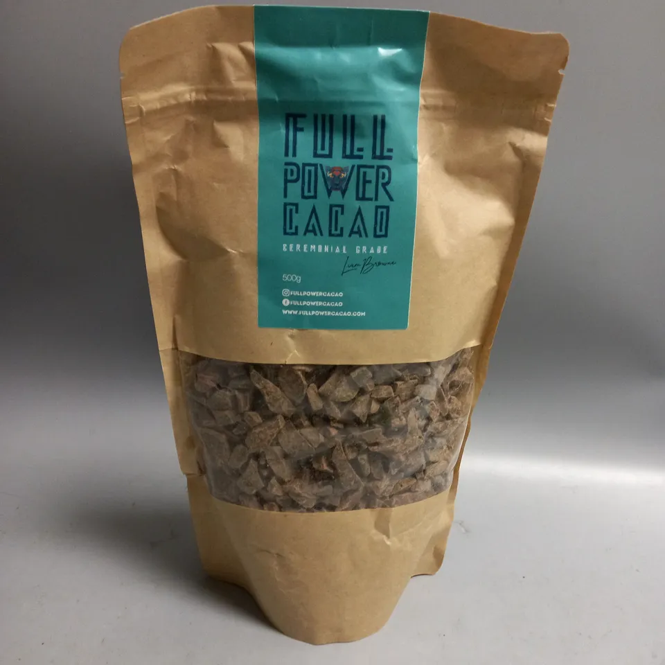 FULL POWER CACAO CEREMONIAL GRADE 500G