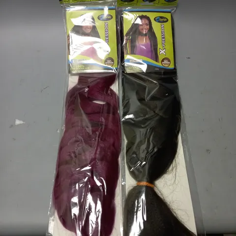 BOX OF APPROX. 20 SEALED OLIVIA HAIR PIECES IN ASSORTED COLOURS AND STYLES