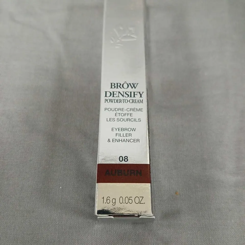 LANCOME BROW DENSIFY POWDER-TO-CREAM EYEBROW FILLER & ENHANCER – AUBURN 08 (1.6 G / 0.05 OZ)