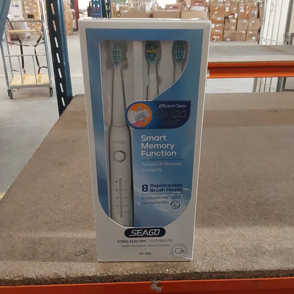 BOXED SEAGO SONIC ELECTRIC TOOTHBRUSH 