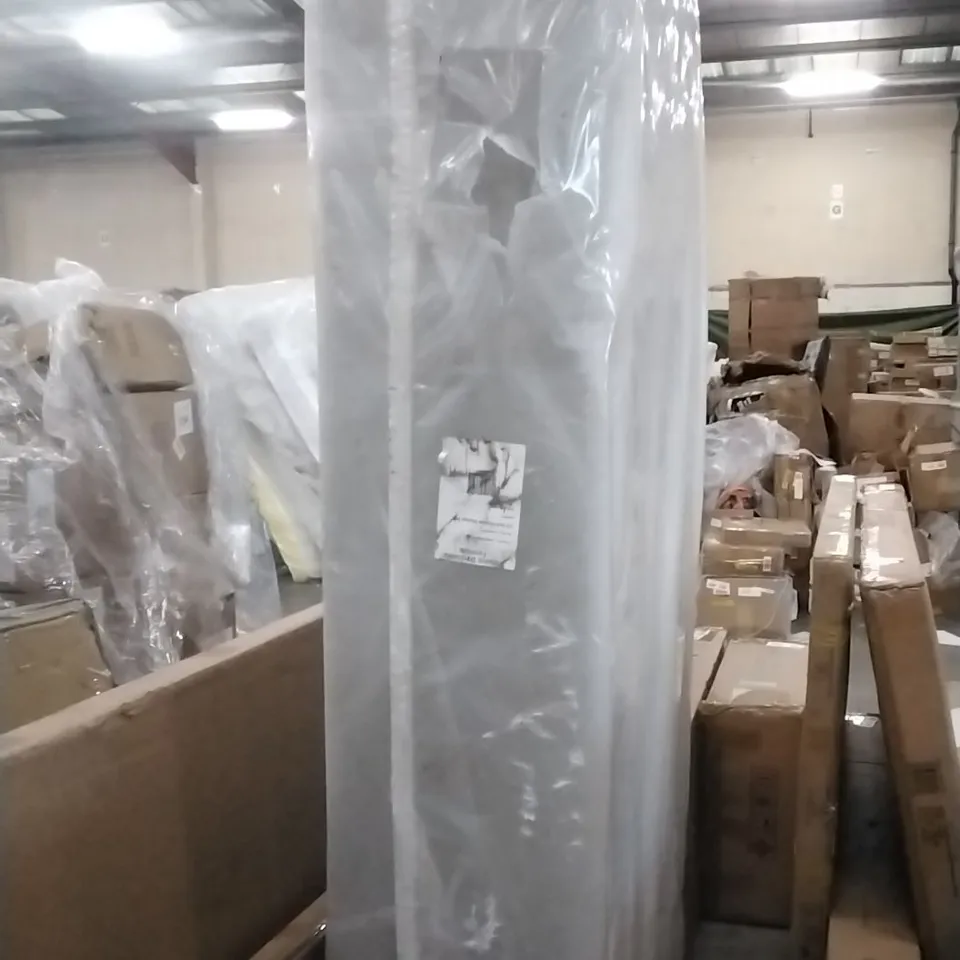 WRAPPED SH END OTTOMAN STORAGE BED IN GREY - 2 PARTS 