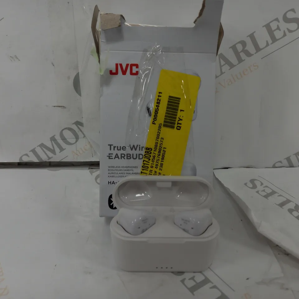 BOXED JVC TRUE WIRELESS EARBUDS - WHITE