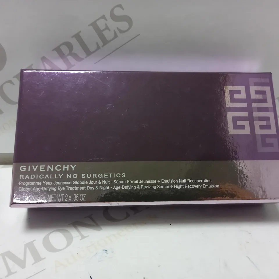 GIVENCHY RADICALLY NO SURGETICS GLOBAL AGE DEFYING EYE TREATMENT DAY (10ML) & NIGHT (10ML)
