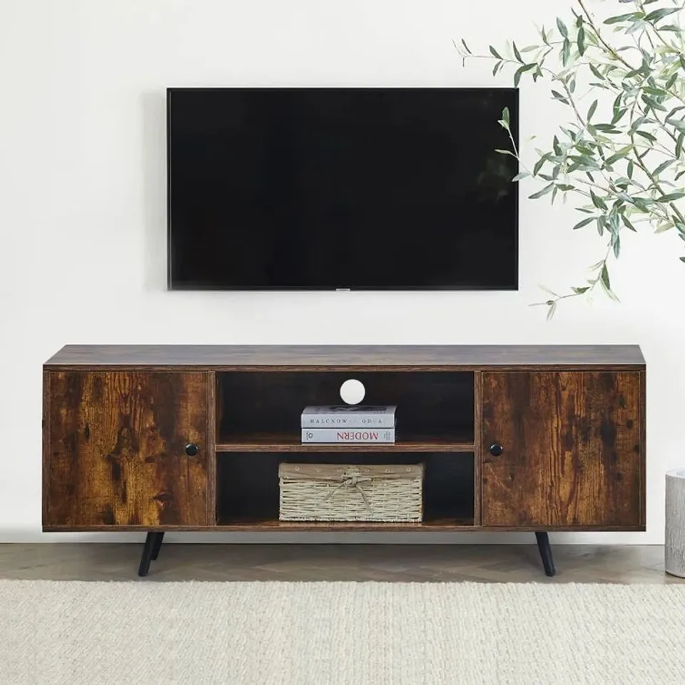BOXED DESANTIS TV STAND FOR TV'S UP TO 60" (1 BOX)