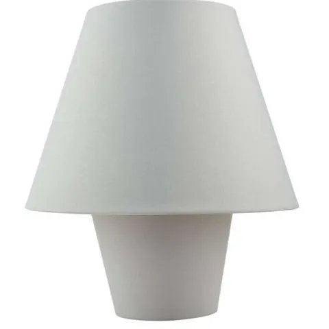 BOXED DAR LIGHTING RYLEE 1 LIGHT TABLE LAMP GREY