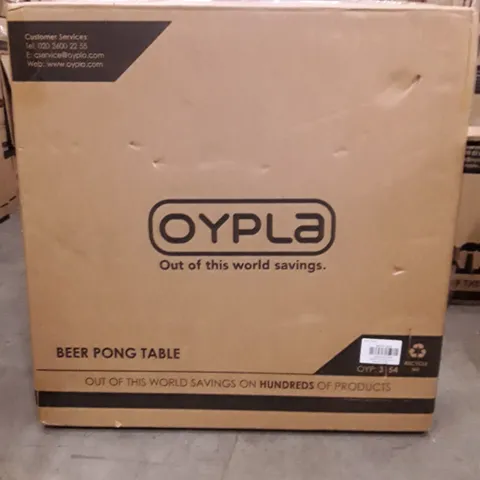 BOXED BEER PONG TABLE