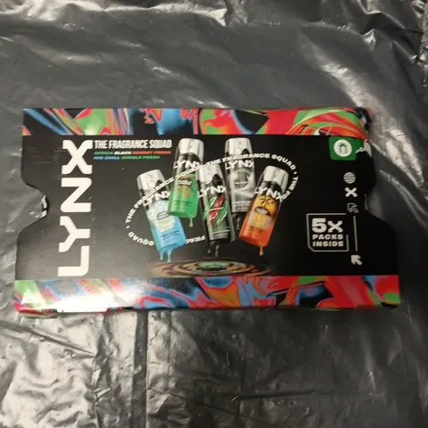 LYNX FRAGRANCE SQUAD GIFT SET – 5 X BODY SPRAYS