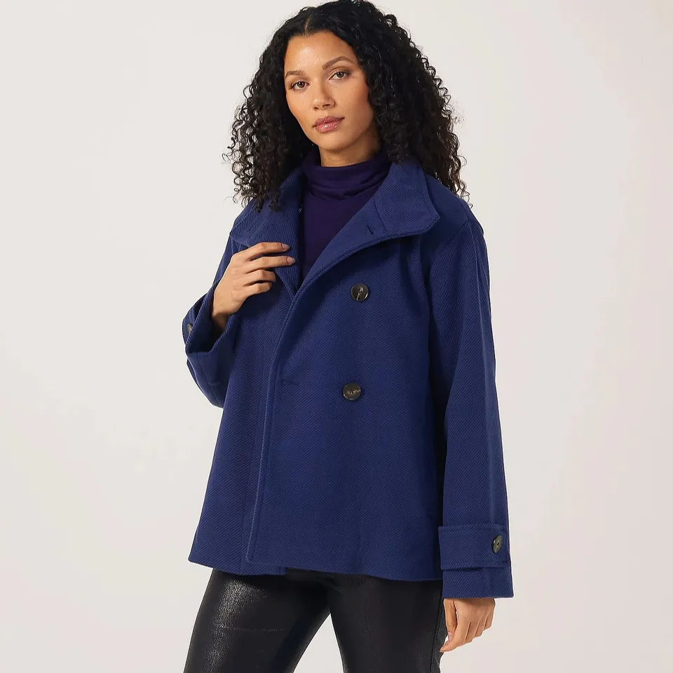 CENTIGRADE SHORT COAT - NAVY - SIZE XL