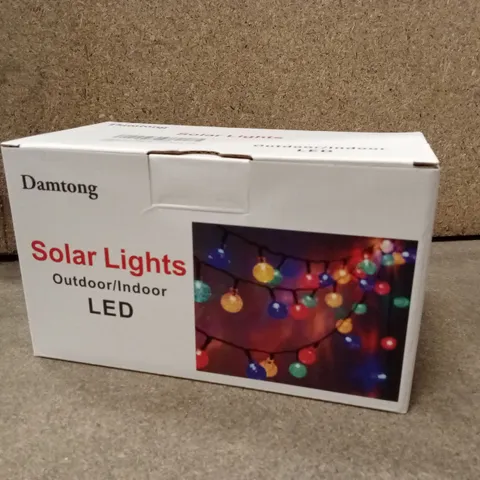 BOX OF APPROX 30 DAMTONG OUTDOOR/INDOOR LED SOLAR STRING LIGHTS 
