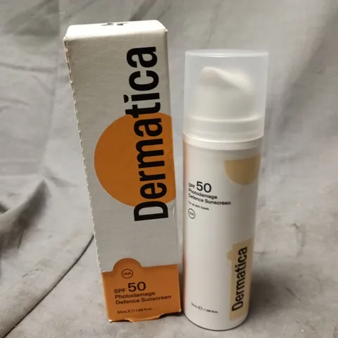 BOXED DERMATICA SPF50 DEFENCE SUNSCREEN (50ML)