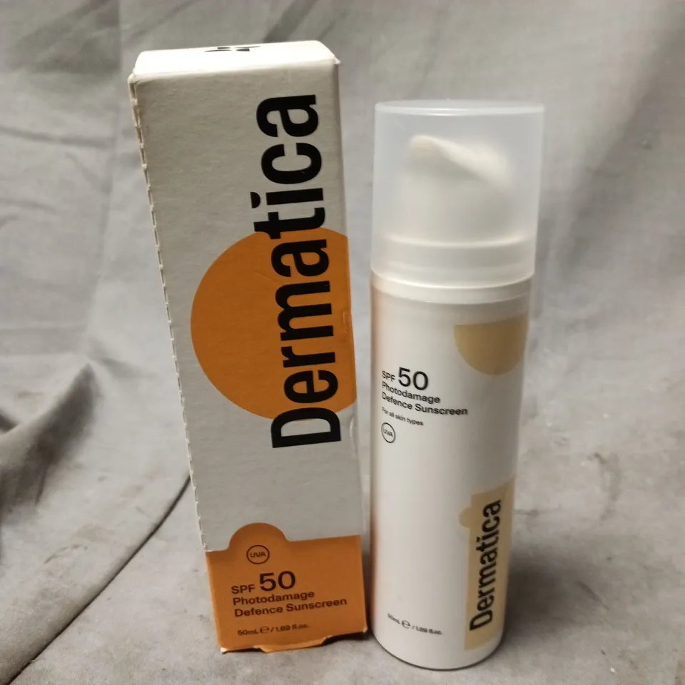 BOXED DERMATICA SPF50 DEFENCE SUNSCREEN (50ML)