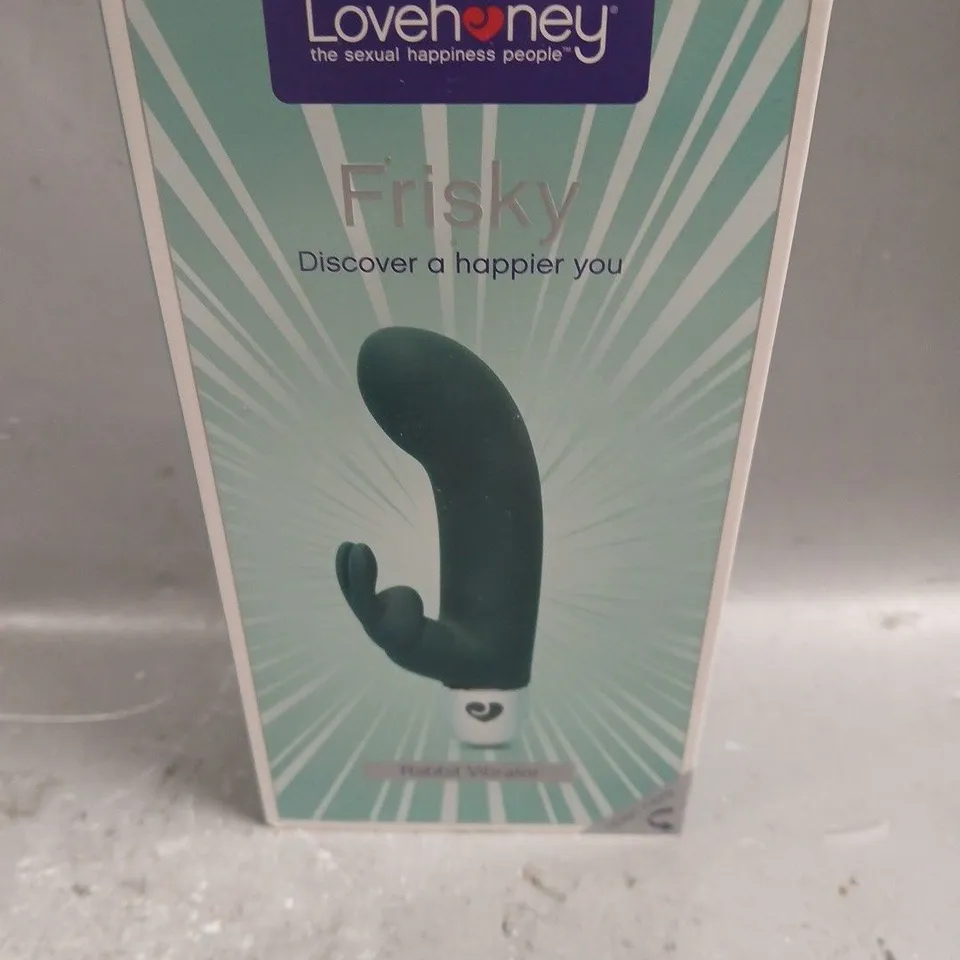 BOXED LOVE HONEY FRISKY RABBIT VIBRATOR