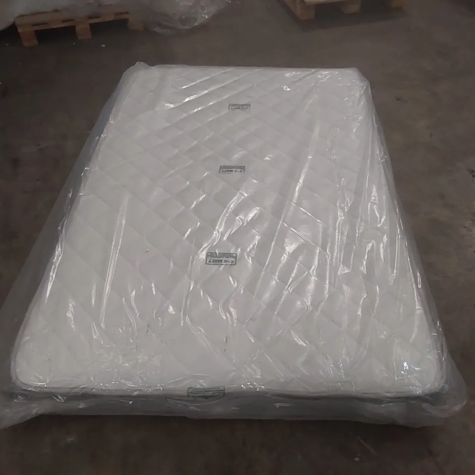 QUALITY BAGGED 120CM AIRSPRUNG MEMORY COMFORT SMALL DOUBLE MATTRESS