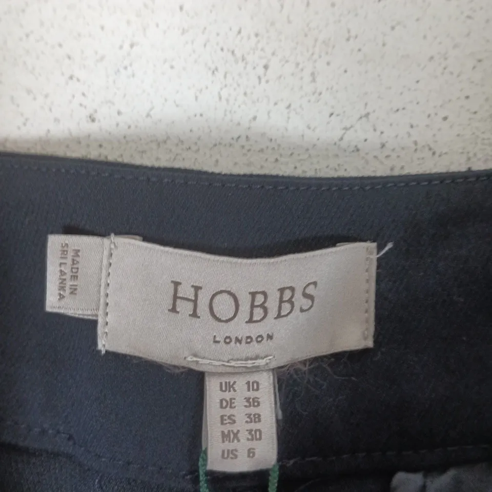 HOBBS LONDON SIMONE CROP TROUSER – NAVY – UK 10