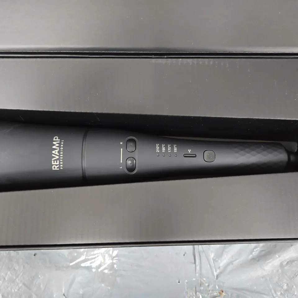 BOXED REVAMP HOLLYWOOD CURL AUTO-ROTATE CERAMIC CURLER CL-2000X-GB 