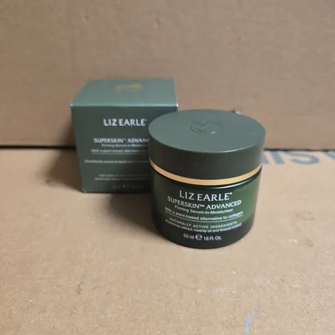 LIZ EARLE SUPERSKIN ADVANCED FIRMING SERUM-IN-MOISTURISER – 50ML – BOXED