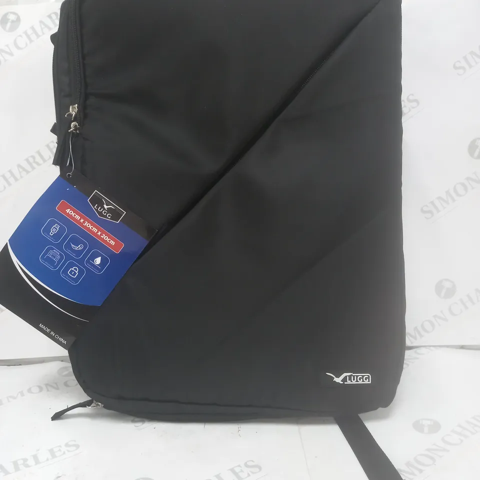 LUGG BLACK LARGE CAPACITY BACKPACK 