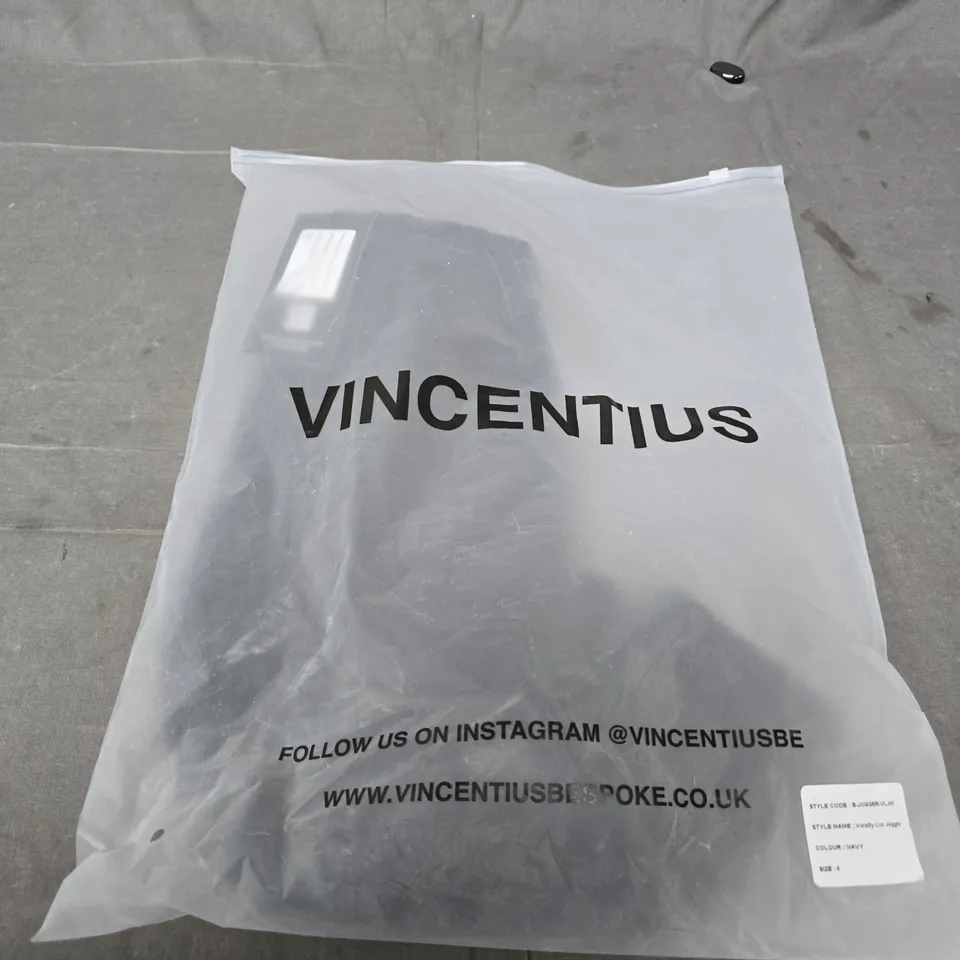 VINCENTIUS VARSITY LUX JOGGER NAVY – UK4 (SIZE 4)