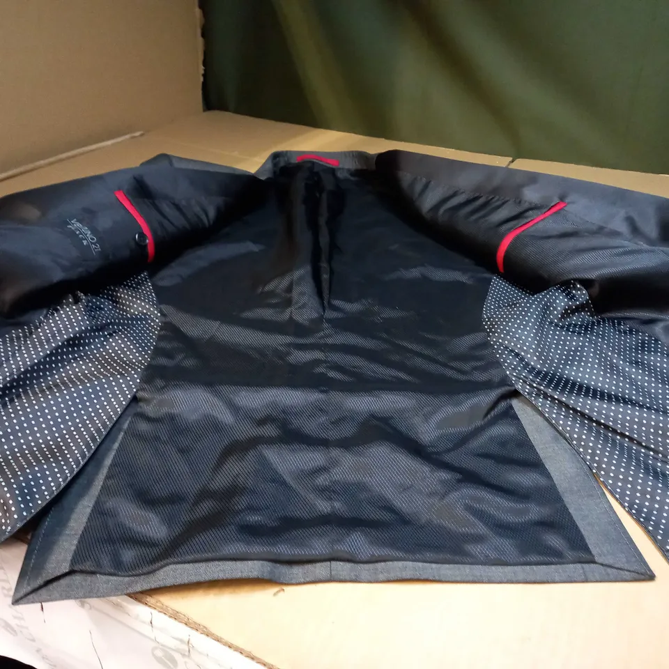 DESIGNER GREY/BLACK SUIT JACKET