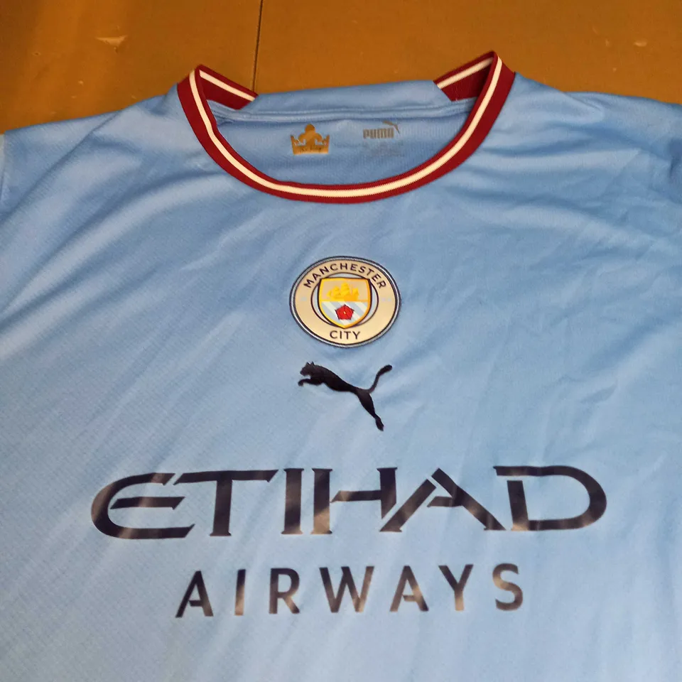 MANCHESTER CITY FC HOME SHIRT SIZE 3XL