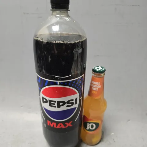 APPROXIMATELY 5 ASSORTED DRINKS ITEMS TO INCLUDE - PEPSI MAX , J20 ORANGE & PASSION FRUIT