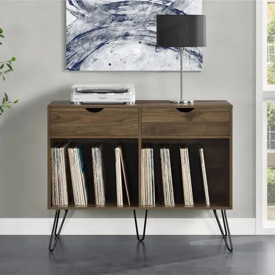 BOXED CONCORD LOW CONSOLE TABLE