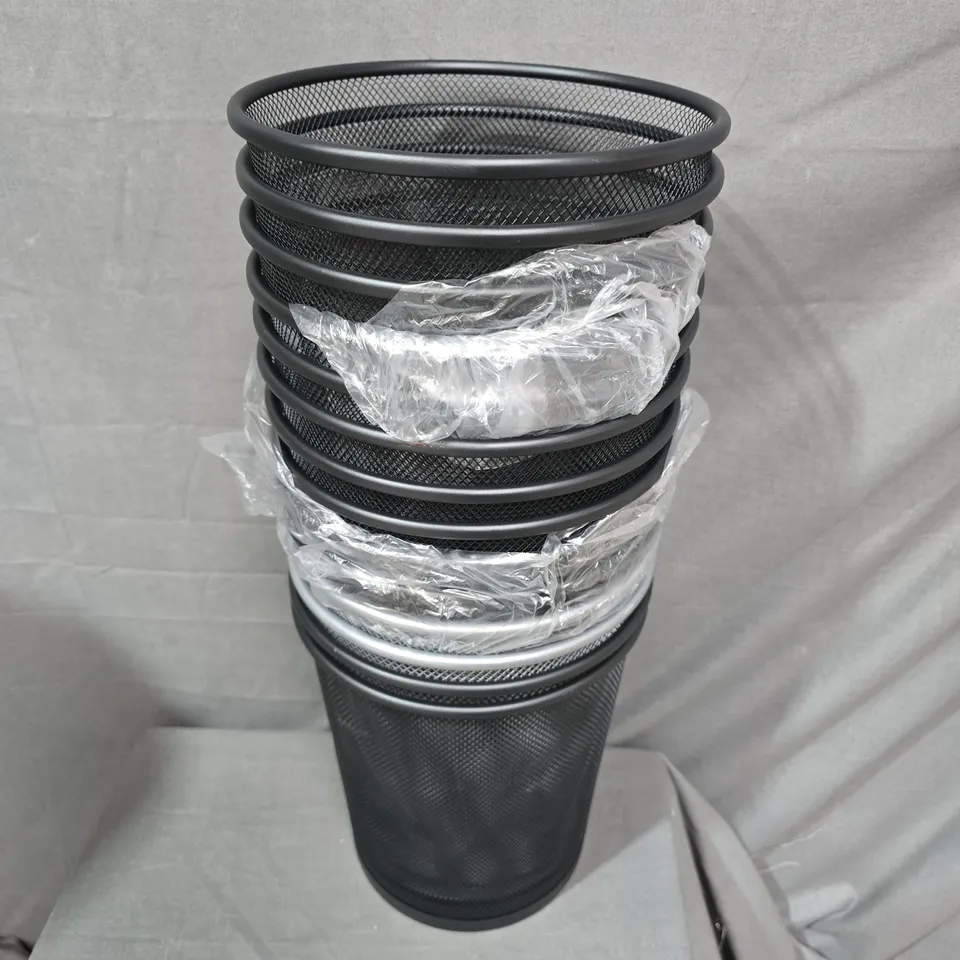 APPROXIMATELY 12 DIVCHI MESH WASTE BINS