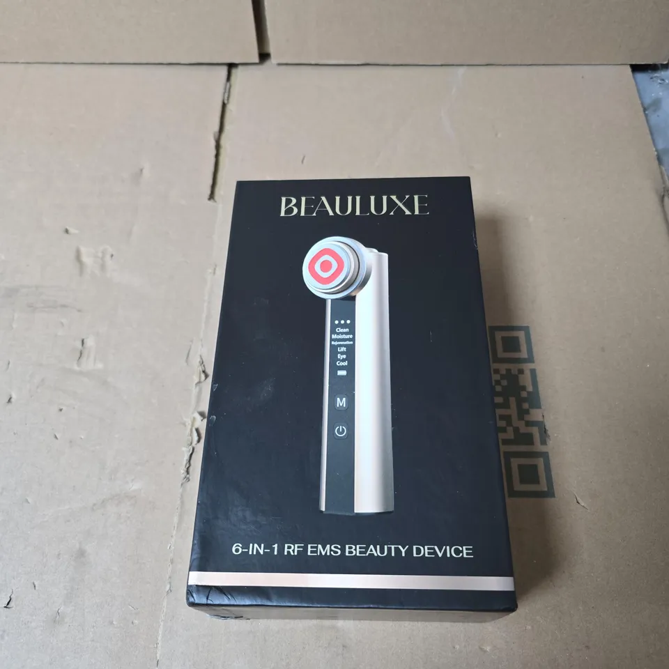 BEAULUXE 6-IN-1 RF EMS BEAUTY DEVICE – BOXED 
