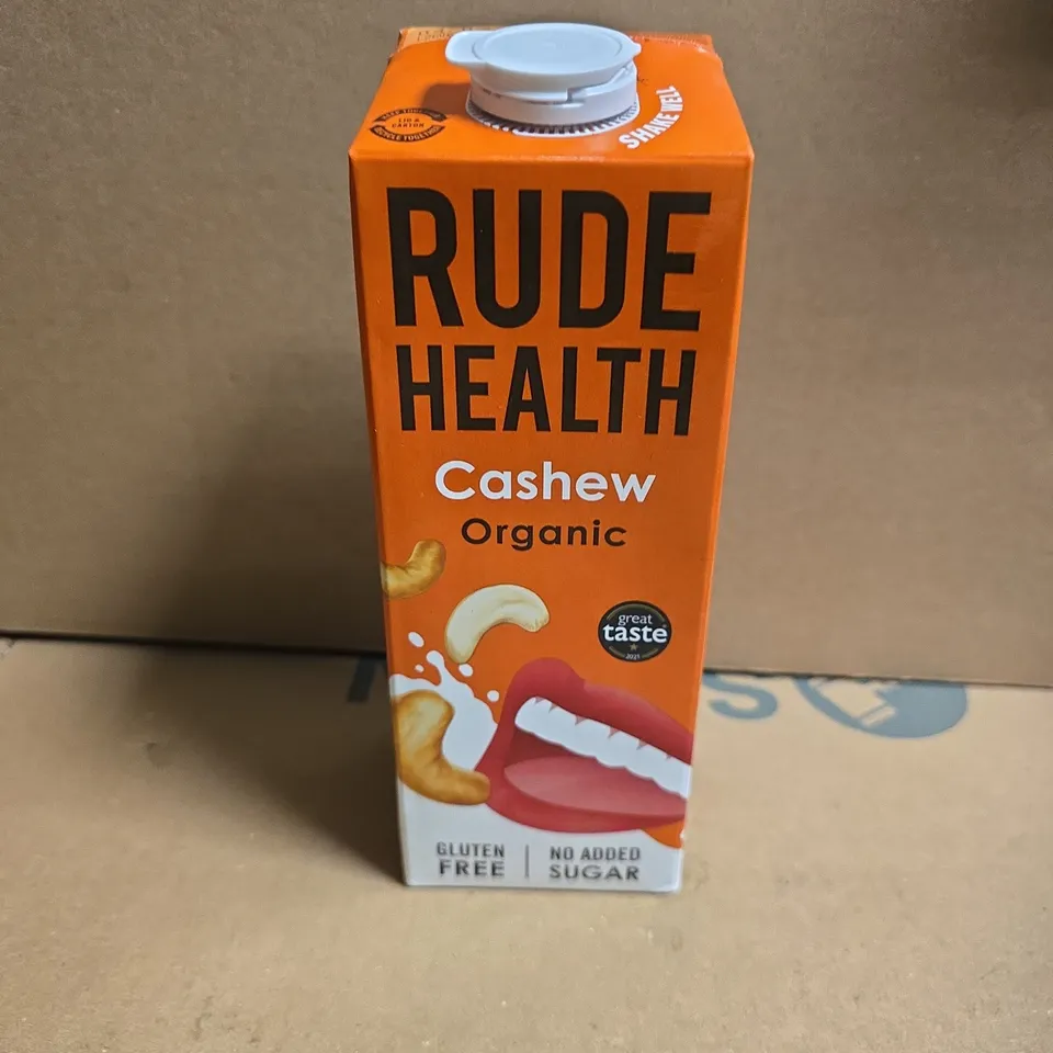 6 RUDE HEALTH CASHEW ORGANIC DRINKS (1L)