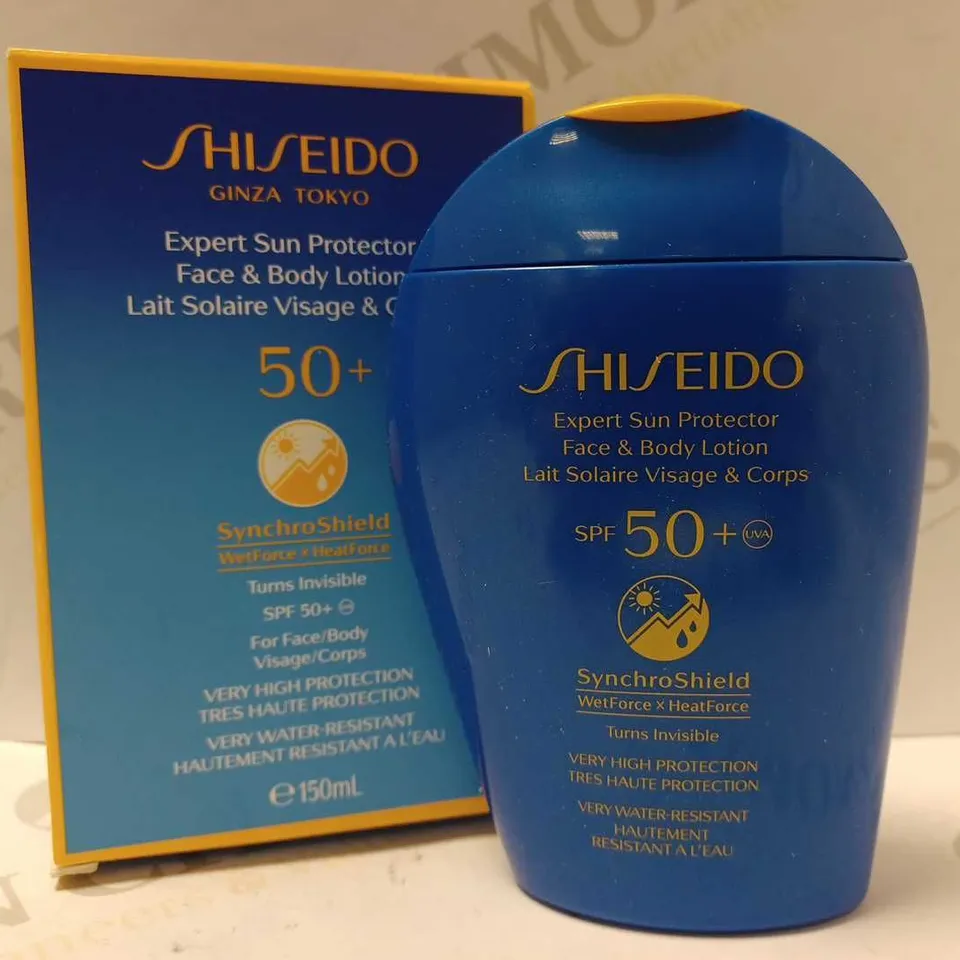 SHISEIDO EXPERT SUN PROTECTOR FACE AND BODY LOTION SPF50+ 150ML