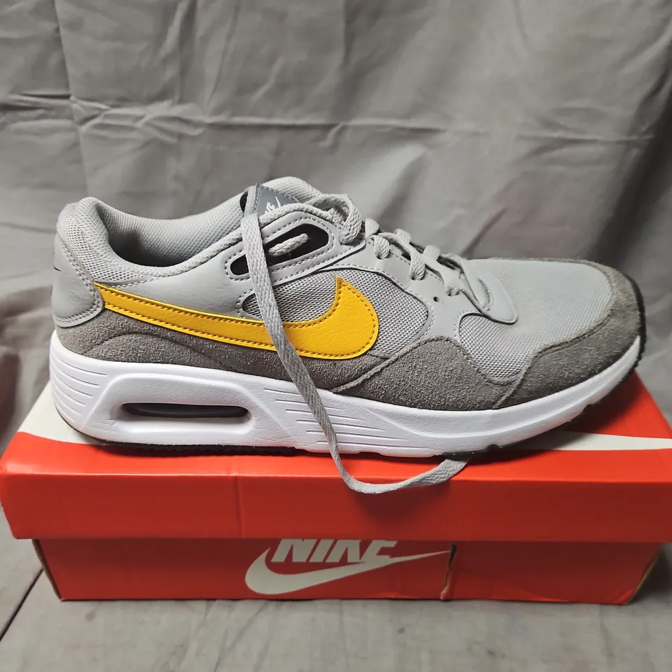 BOXED UK 9.5 NIKE SNEAKERS – GREY/YELLOW (CW4555-011)
