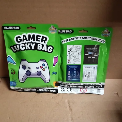 LOT OF APPROXIMATELY 25 GAMER LUCKY BAGS