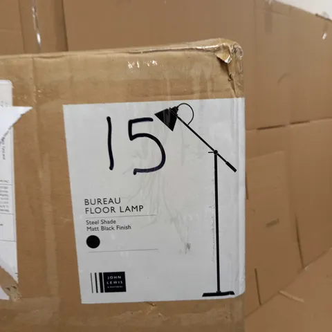 JOHN LEWIS BUREAU FLOOR LAMP - BLACK