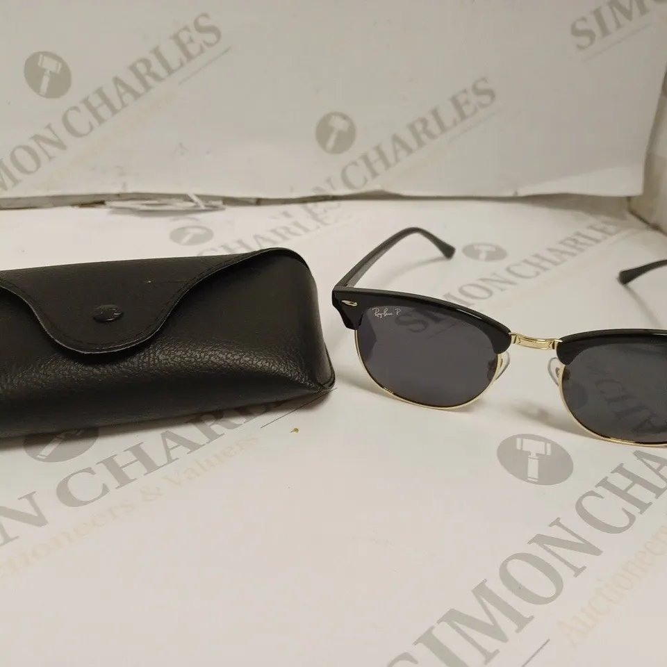 BOXED RAY-BAN CLUBMASTER SEMI RIM SUNGLASSES 