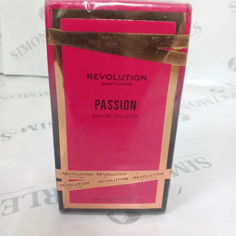 BOXED REVOLUTION BEAUTY LONDON PASSION EAU DE TOILETTE 100ML