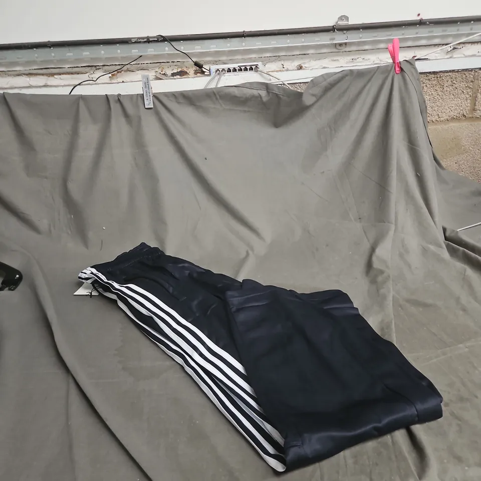 DOUBLE HELIX STRIPED NAVY TRACKSUIT PANTS