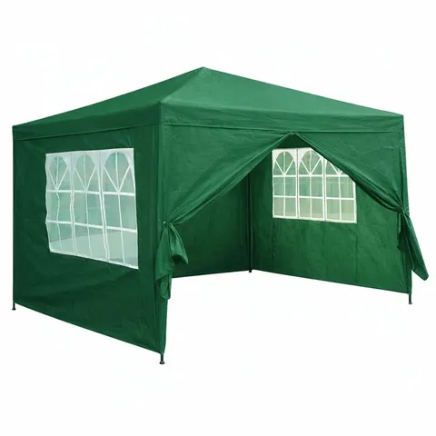 NEO GREEN 3M X 3M LIGHT WEIGHT EVENT GAZEBO CANOPY MARQUEE TENT 