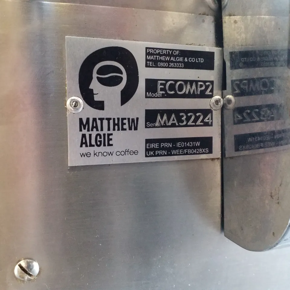 ELEKTRA BARISTA 2 STATION COFFEE MACHINE 