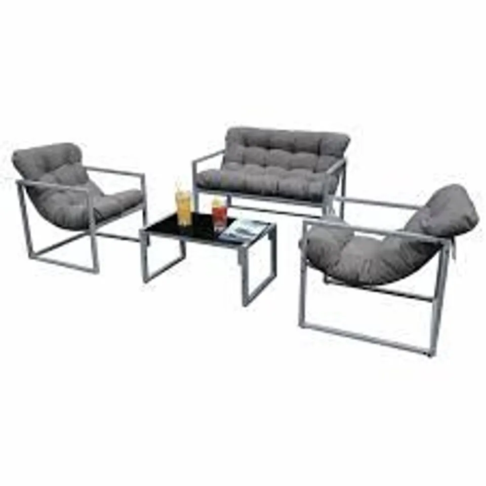 BOXED NEO GARDEN FURNITURE SET - GREY