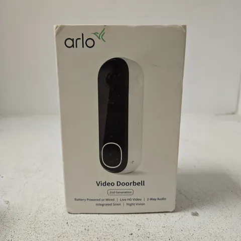 ARLO VIDEO DOORBELL 2ND GENERATION – BOXED