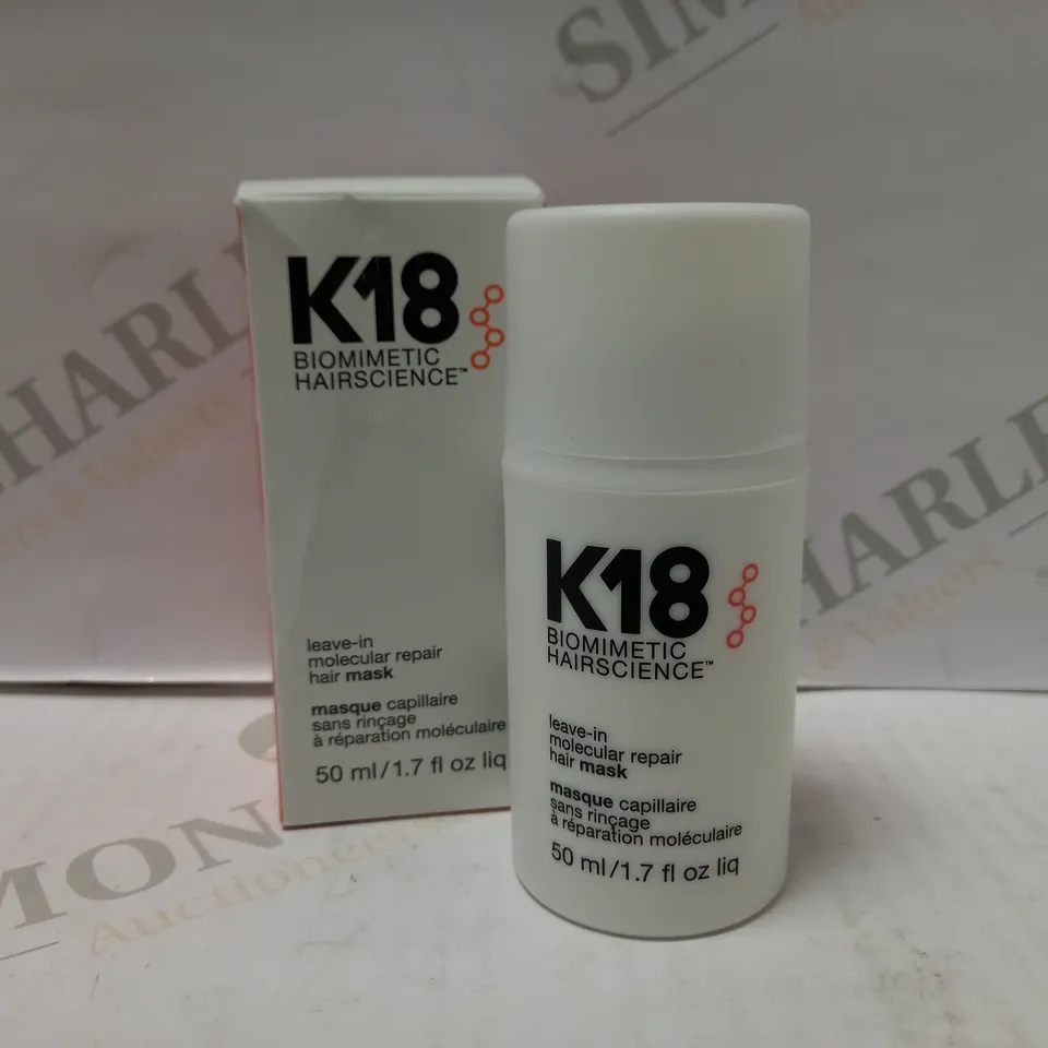 K18 LEAVE-IN MOLECULAR REPAIR HAIR MASK 50ML 