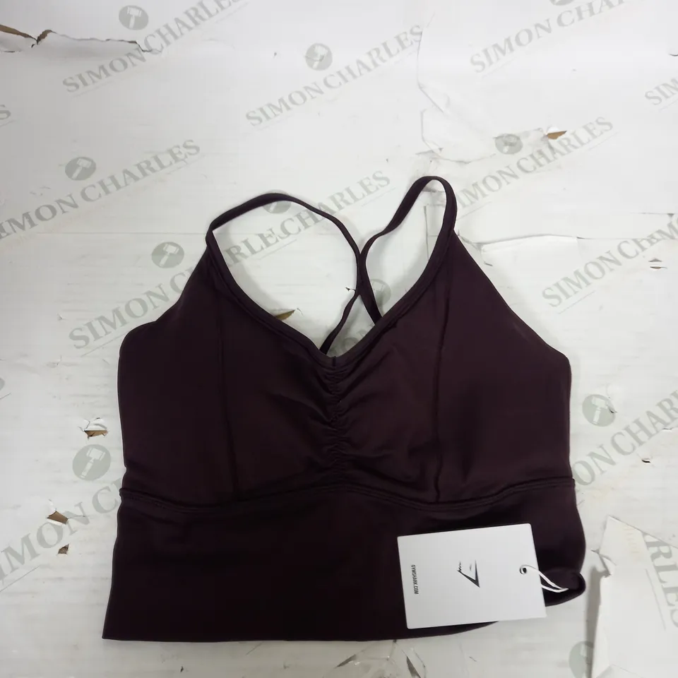 GYMSHARK ELEVATE LONGLINE SPORTS BRA SIZE S