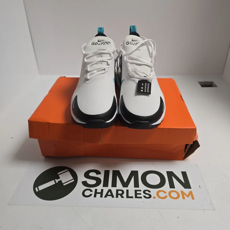 BOXED PAIR OF NIKE AIR MAX 270G TRAINERS IN WHITE - UK 9